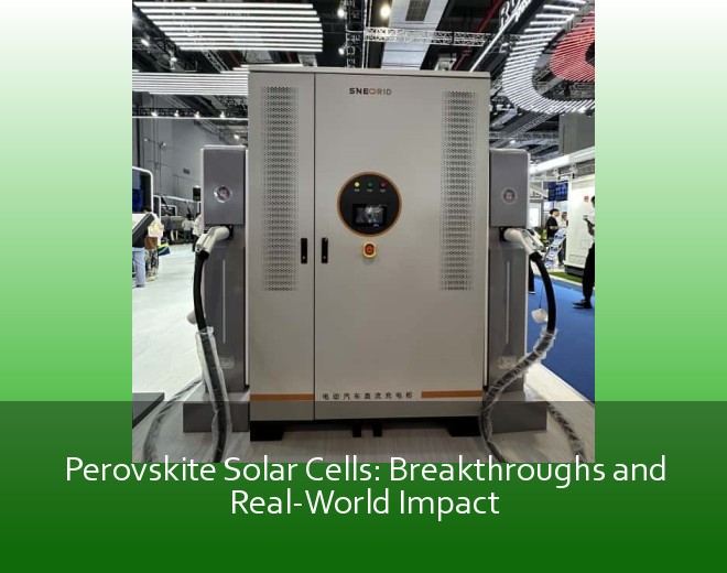 Perovskite Solar Cells: Breakthroughs and Real-World Impact